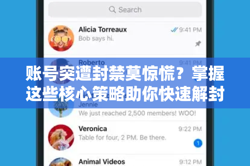 账号突遭封禁莫惊慌？掌握这些核心策略助你快速解封！