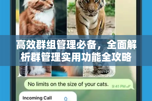 高效群组管理必备，全面解析群管理实用功能全攻略-第1张图片-Telegram官网-纸飞机官网下载-多平台官方版本