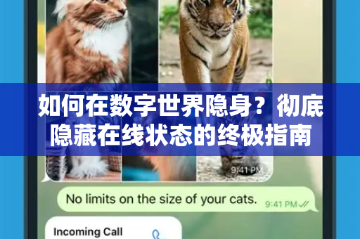 如何在数字世界隐身？彻底隐藏在线状态的终极指南-第1张图片-Telegram官网-纸飞机官网下载-多平台官方版本