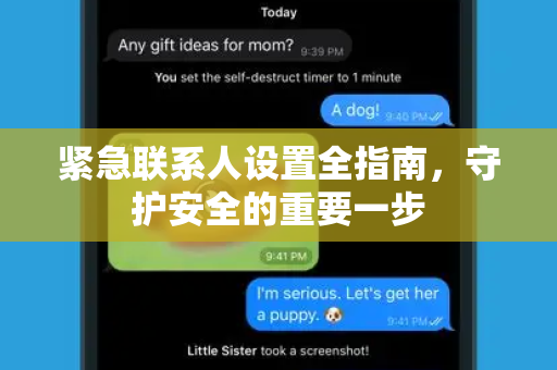 紧急联系人设置全指南，守护安全的重要一步-第1张图片-Telegram官网-纸飞机官网下载-多平台官方版本