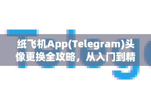 纸飞机App(Telegram)头像更换全攻略，从入门到精通