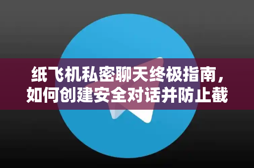 纸飞机私密聊天终极指南，如何创建安全对话并防止截图